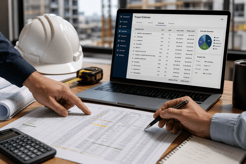 Construction Estimating Software Comparison: How Contractors Choose The Right Estimating System